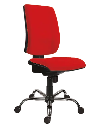 777 ASYN/CR křeslo kancelářské, koženka SK 7 - koženka červená